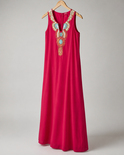 Marlowe Tiered Maxi Dress front