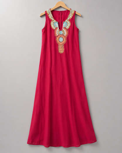 Marlowe Tiered Maxi Dress side