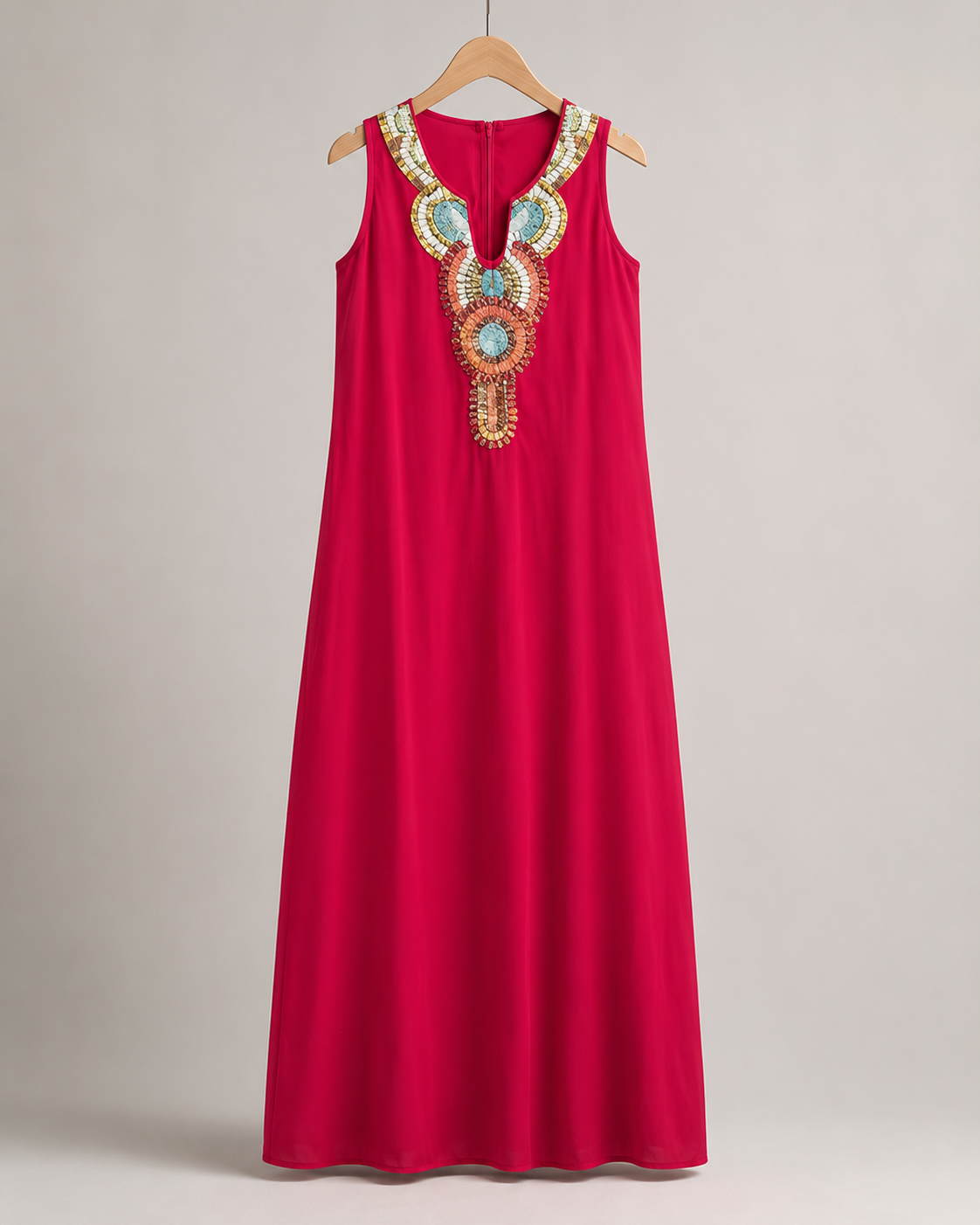 Marlowe Tiered Maxi Dress detail