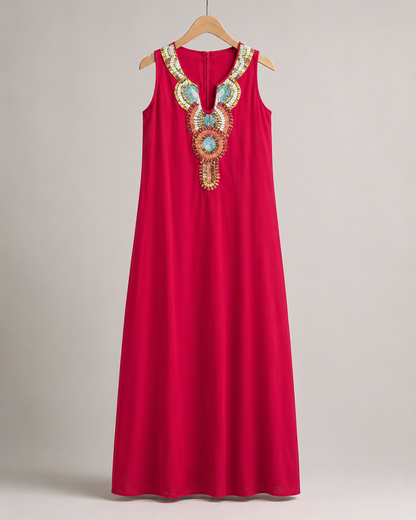 Marlowe Tiered Maxi Dress detail