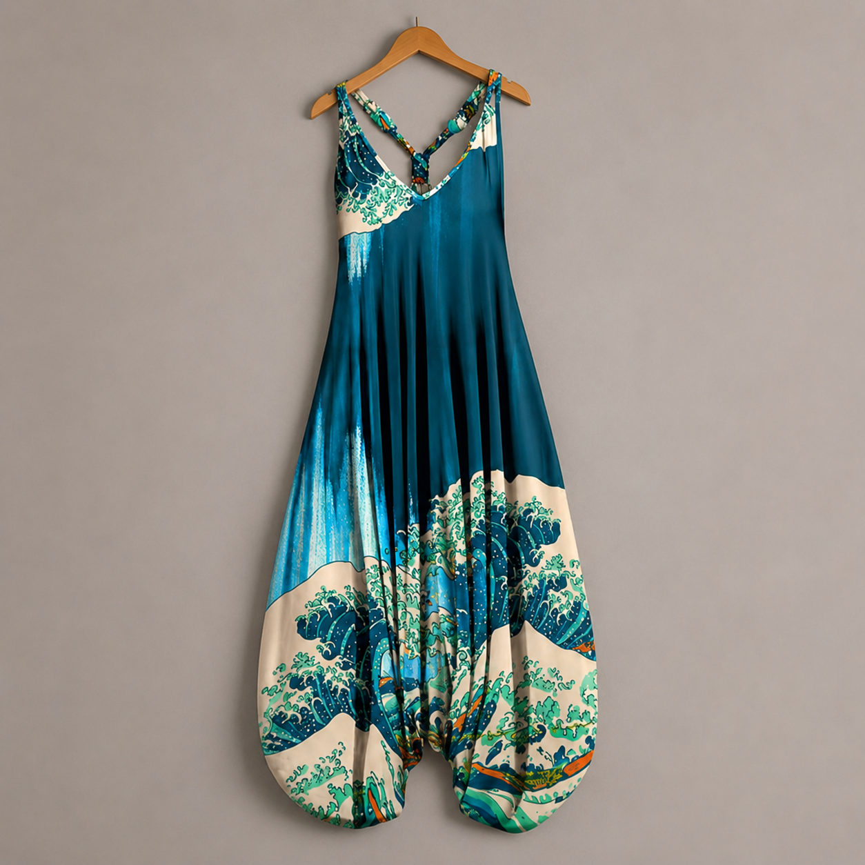 Isolde Halter Maxi Dress side
