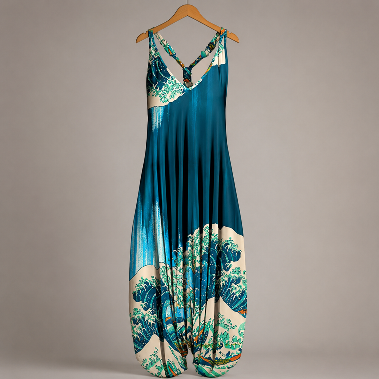 Isolde Halter Maxi Dress detail