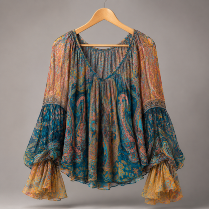 Maren Peplum Blouse side