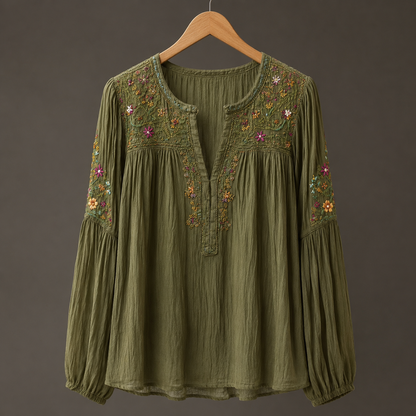 Ines Wrap Coat detail